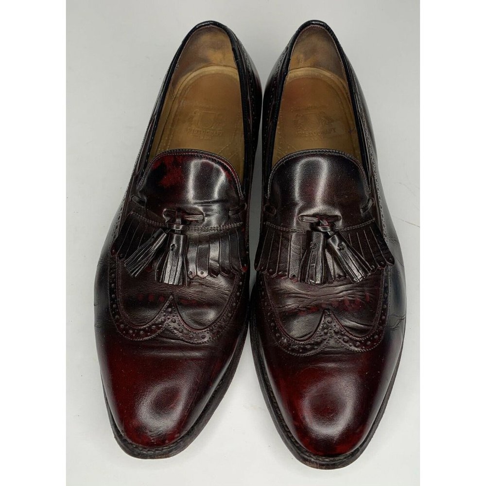Johnston & Murphy 24-5609 Burgundy Tassel Wingtip
